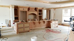 Large kitchen island