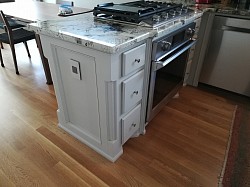 White Oven Cabinet